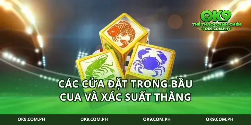 Các Cửa Đặt Trong Bầu Cua Và Xác Suất Thắng