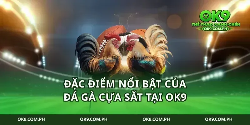 Đặc điểm nổi bật của đá gà cựa sắt tại ok9