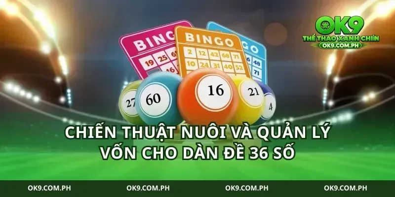 Chiến thuật nuôi và quản lý vốn cho dàn đề 36 số